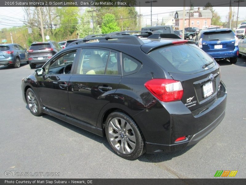 Dark Gray Metallic / Black 2016 Subaru Impreza 2.0i Sport Limited