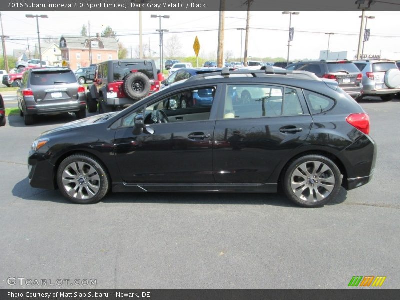 Dark Gray Metallic / Black 2016 Subaru Impreza 2.0i Sport Limited