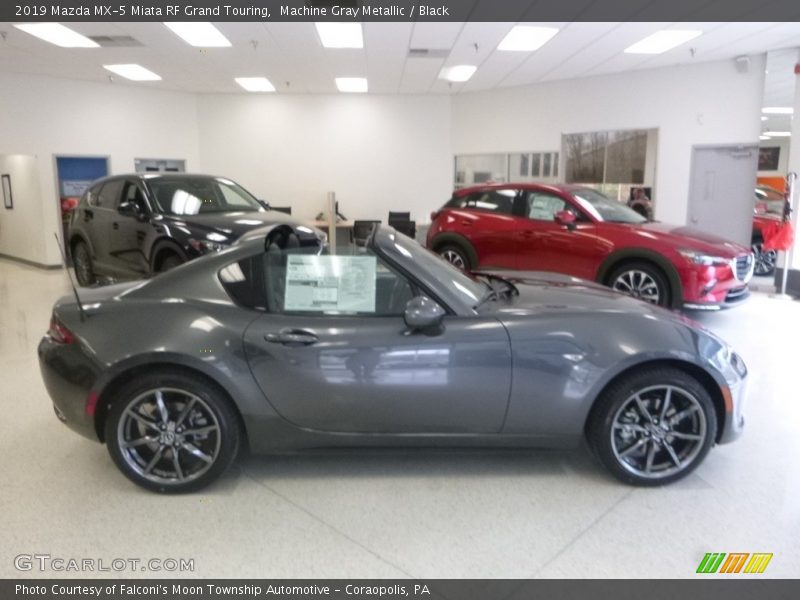 Machine Gray Metallic / Black 2019 Mazda MX-5 Miata RF Grand Touring