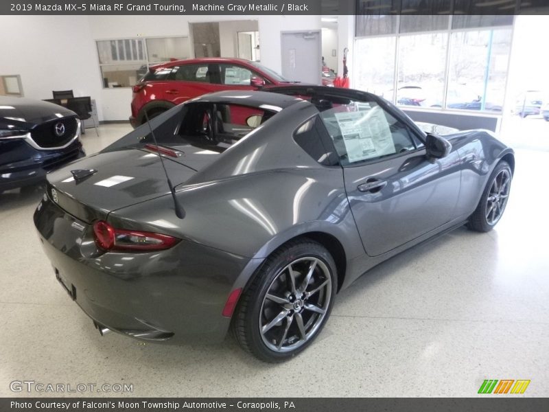 Machine Gray Metallic / Black 2019 Mazda MX-5 Miata RF Grand Touring