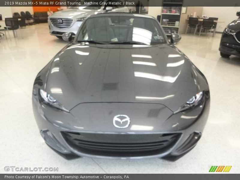 Machine Gray Metallic / Black 2019 Mazda MX-5 Miata RF Grand Touring