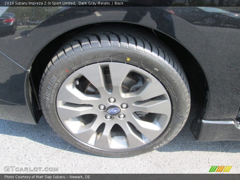 Dark Gray Metallic / Black 2016 Subaru Impreza 2.0i Sport Limited
