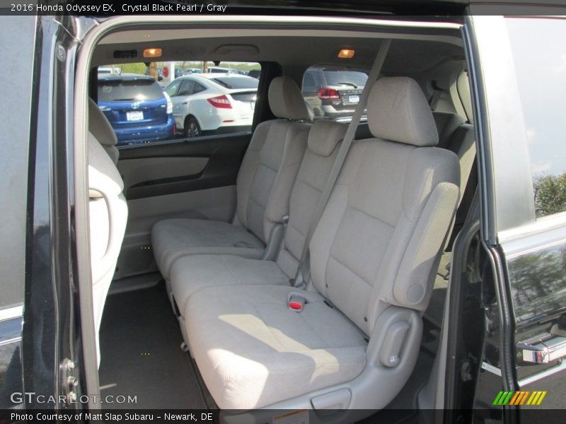 Crystal Black Pearl / Gray 2016 Honda Odyssey EX