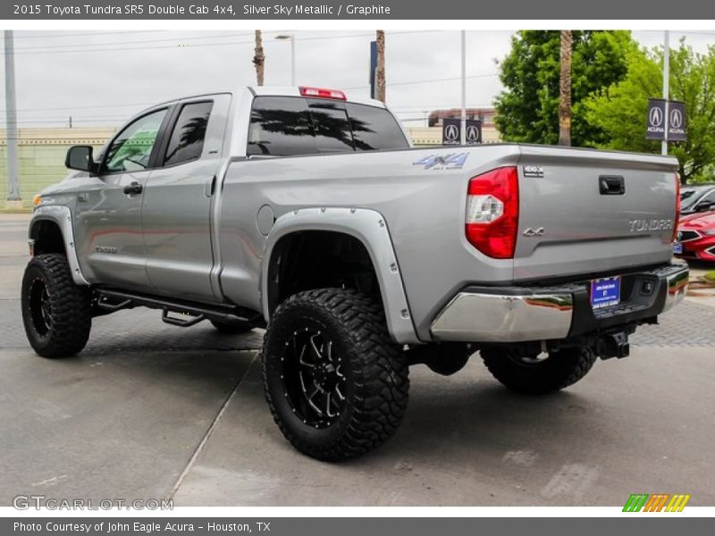 Silver Sky Metallic / Graphite 2015 Toyota Tundra SR5 Double Cab 4x4