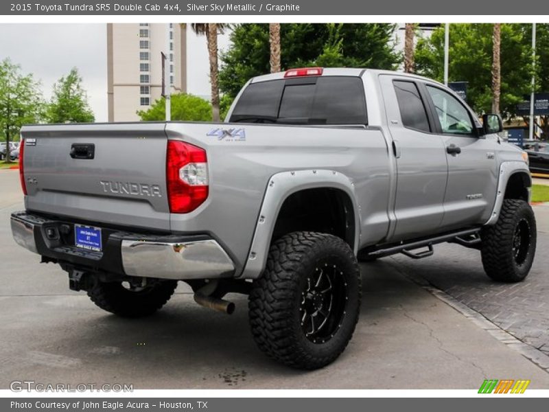 Silver Sky Metallic / Graphite 2015 Toyota Tundra SR5 Double Cab 4x4