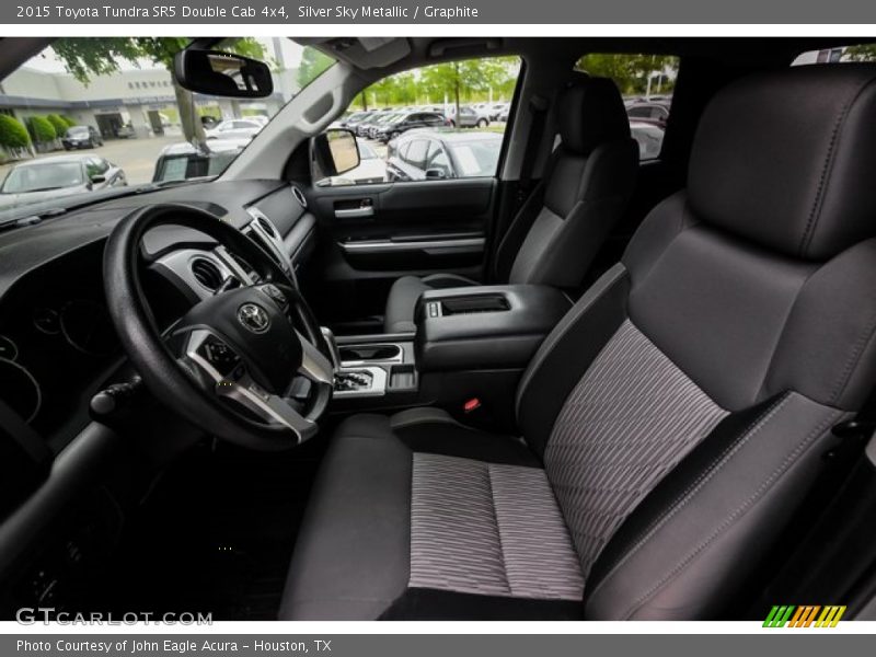 Silver Sky Metallic / Graphite 2015 Toyota Tundra SR5 Double Cab 4x4