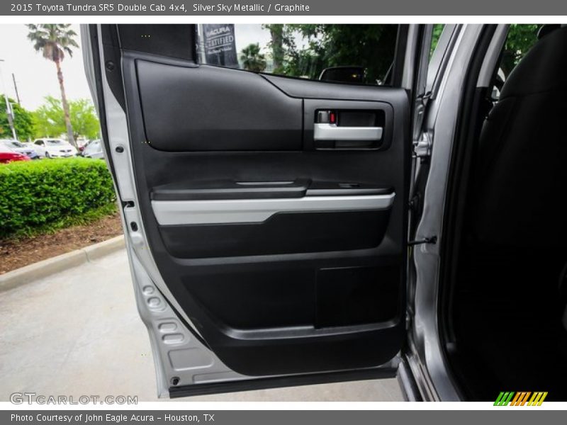 Silver Sky Metallic / Graphite 2015 Toyota Tundra SR5 Double Cab 4x4