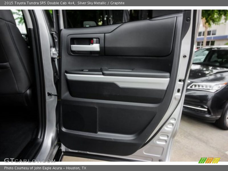 Silver Sky Metallic / Graphite 2015 Toyota Tundra SR5 Double Cab 4x4