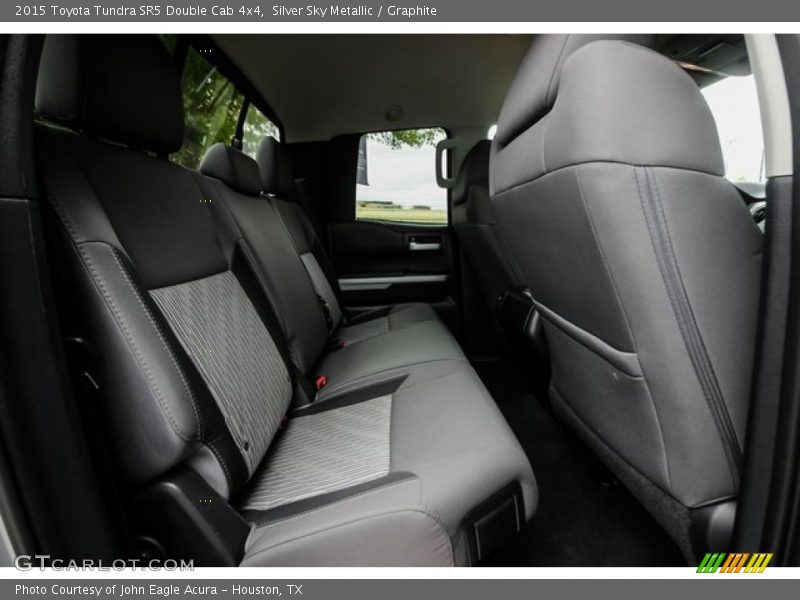 Silver Sky Metallic / Graphite 2015 Toyota Tundra SR5 Double Cab 4x4