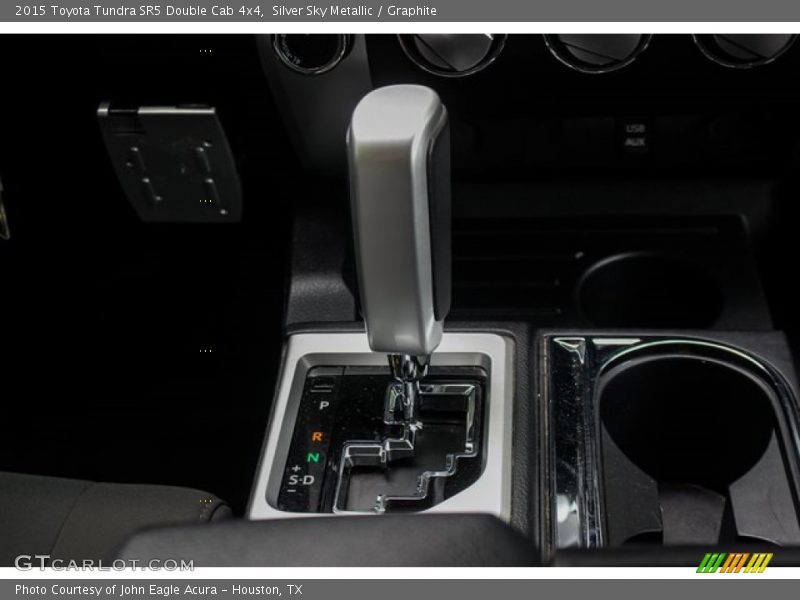 Silver Sky Metallic / Graphite 2015 Toyota Tundra SR5 Double Cab 4x4