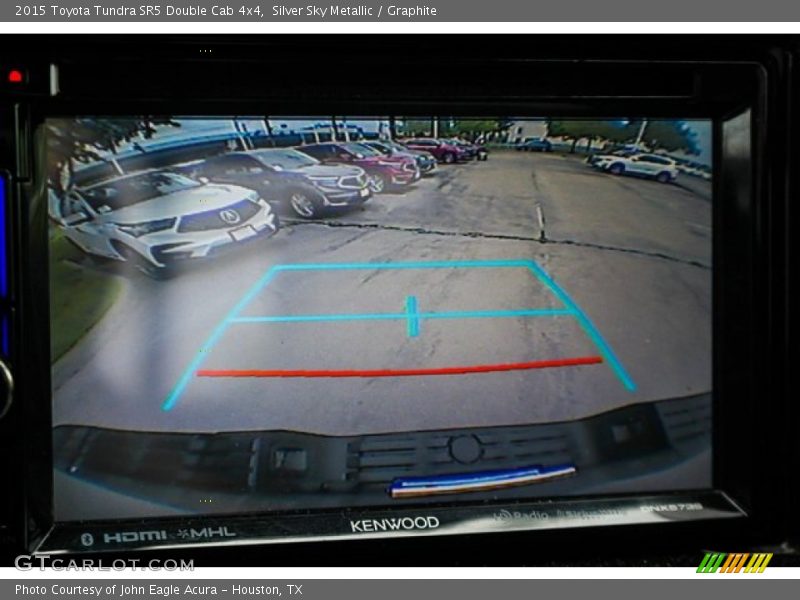Silver Sky Metallic / Graphite 2015 Toyota Tundra SR5 Double Cab 4x4