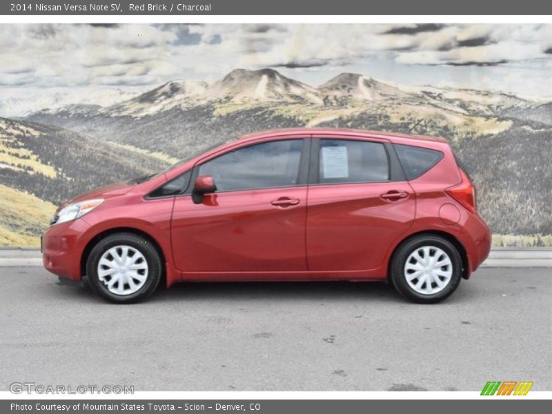 Red Brick / Charcoal 2014 Nissan Versa Note SV