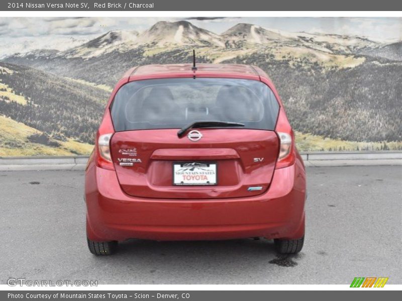 Red Brick / Charcoal 2014 Nissan Versa Note SV