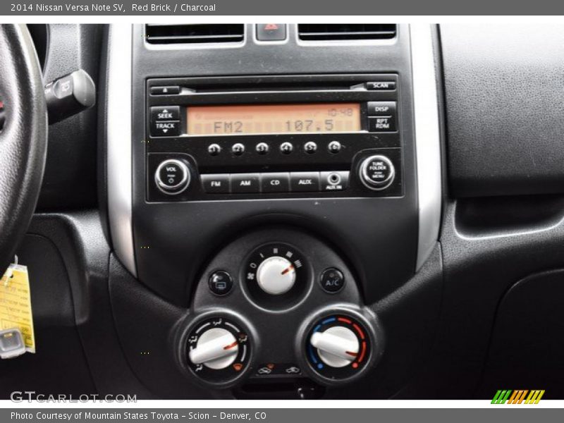 Red Brick / Charcoal 2014 Nissan Versa Note SV