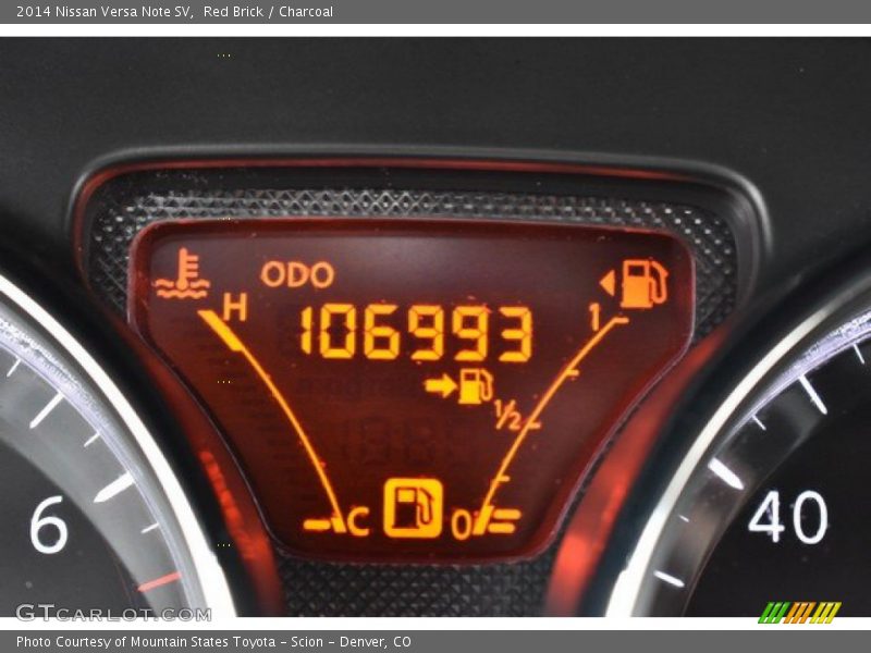 Red Brick / Charcoal 2014 Nissan Versa Note SV