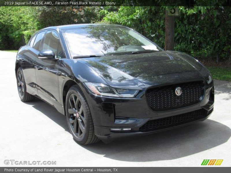 Farallon Pearl Black Metallic / Ebony 2019 Jaguar I-PACE SE AWD