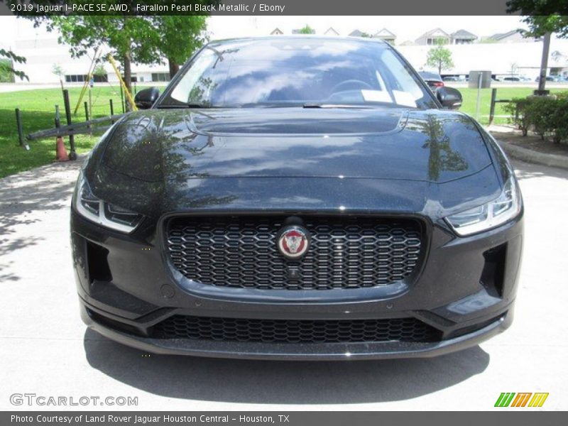 Farallon Pearl Black Metallic / Ebony 2019 Jaguar I-PACE SE AWD