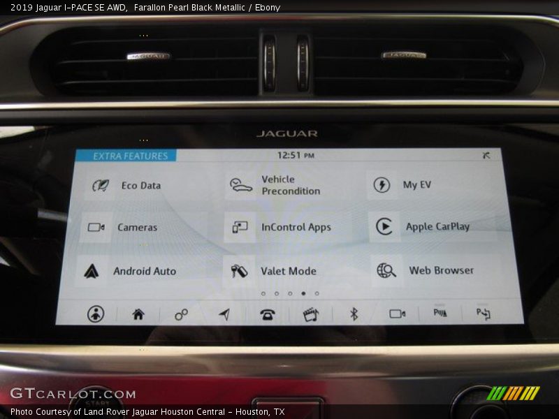 Farallon Pearl Black Metallic / Ebony 2019 Jaguar I-PACE SE AWD