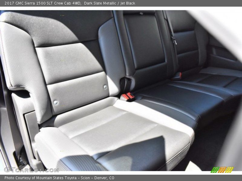 Dark Slate Metallic / Jet Black 2017 GMC Sierra 1500 SLT Crew Cab 4WD