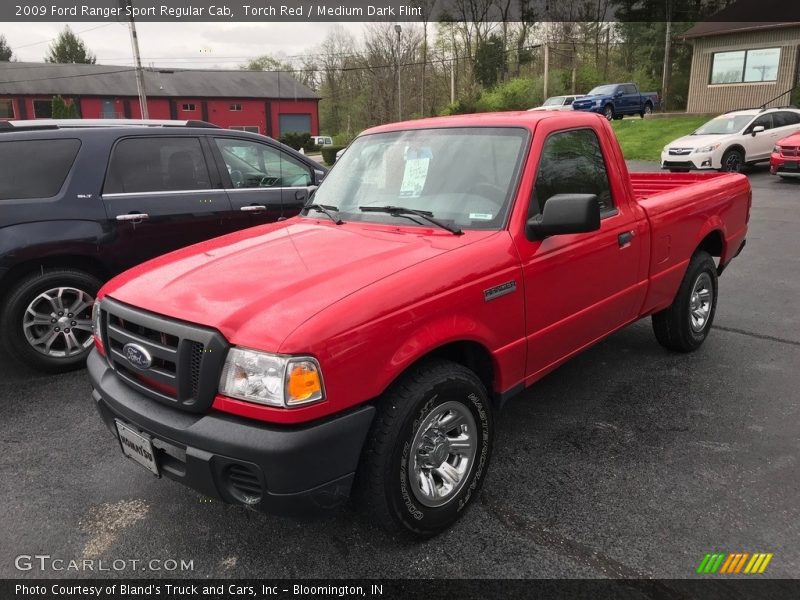Torch Red / Medium Dark Flint 2009 Ford Ranger Sport Regular Cab
