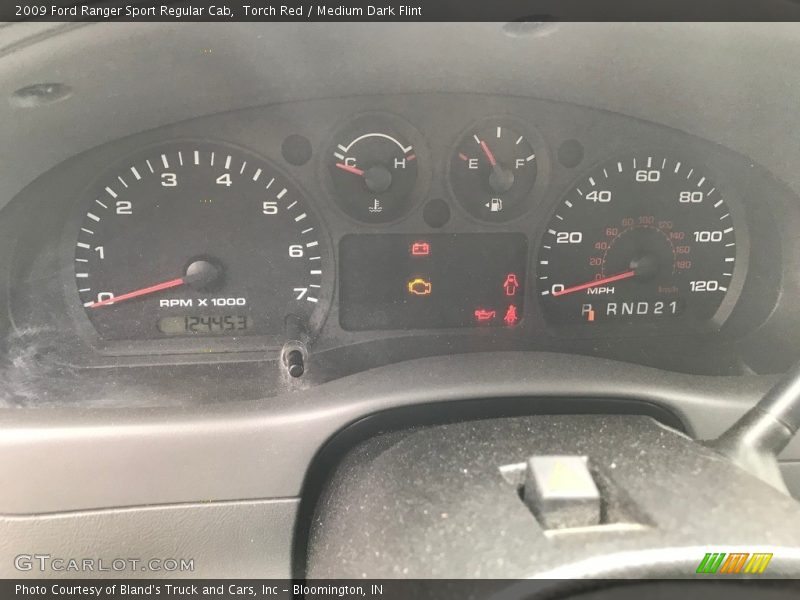 Torch Red / Medium Dark Flint 2009 Ford Ranger Sport Regular Cab