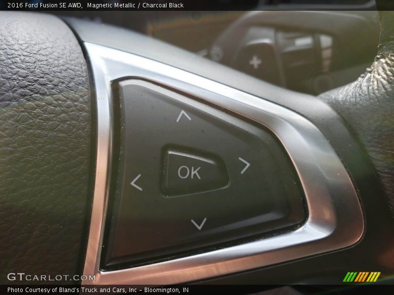 Magnetic Metallic / Charcoal Black 2016 Ford Fusion SE AWD