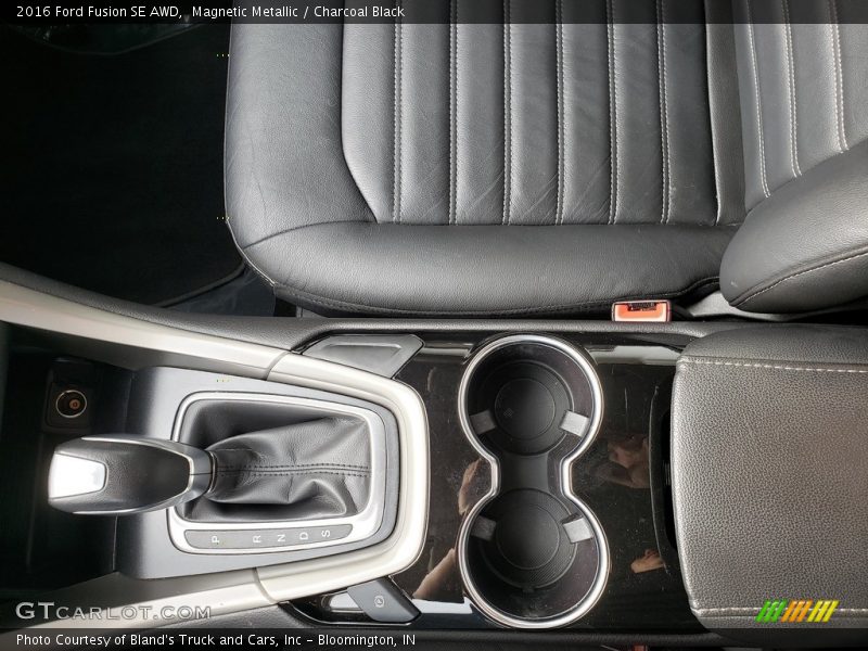 Magnetic Metallic / Charcoal Black 2016 Ford Fusion SE AWD