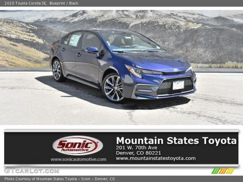 Blueprint / Black 2020 Toyota Corolla SE