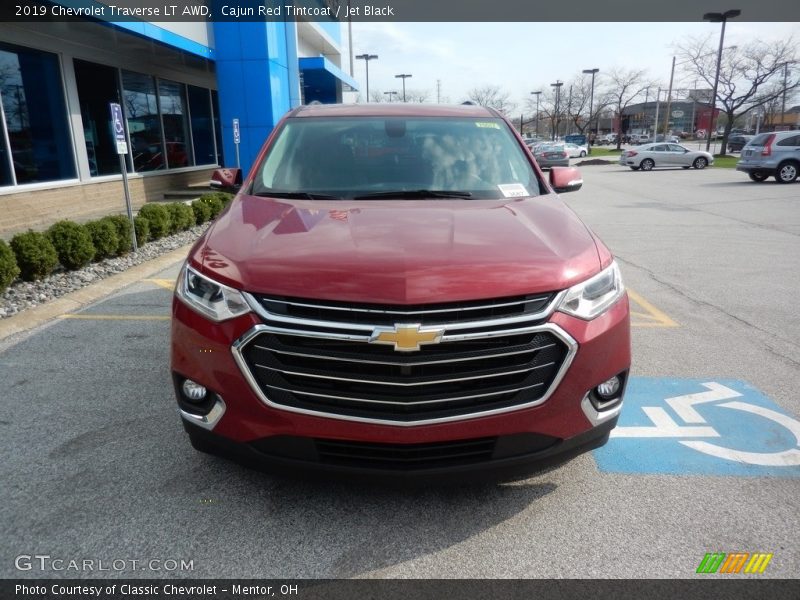 Cajun Red Tintcoat / Jet Black 2019 Chevrolet Traverse LT AWD