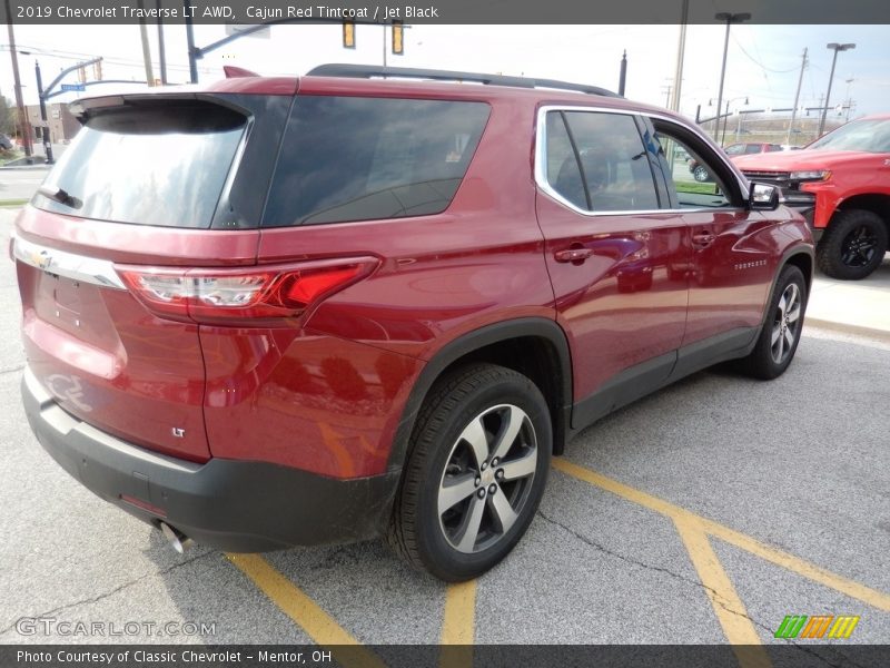 Cajun Red Tintcoat / Jet Black 2019 Chevrolet Traverse LT AWD