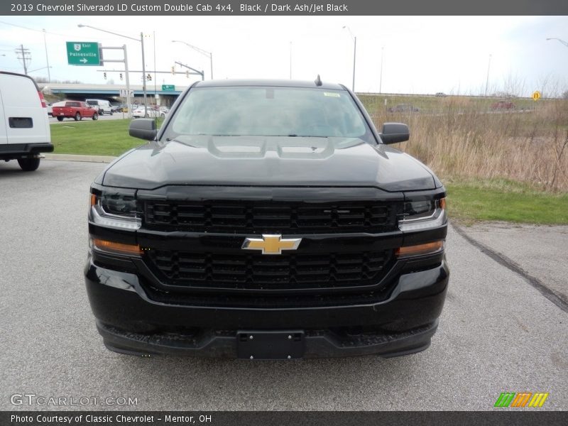 Black / Dark Ash/Jet Black 2019 Chevrolet Silverado LD Custom Double Cab 4x4