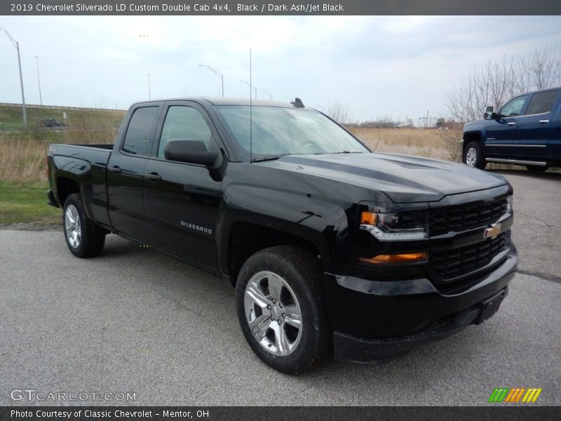 Black / Dark Ash/Jet Black 2019 Chevrolet Silverado LD Custom Double Cab 4x4