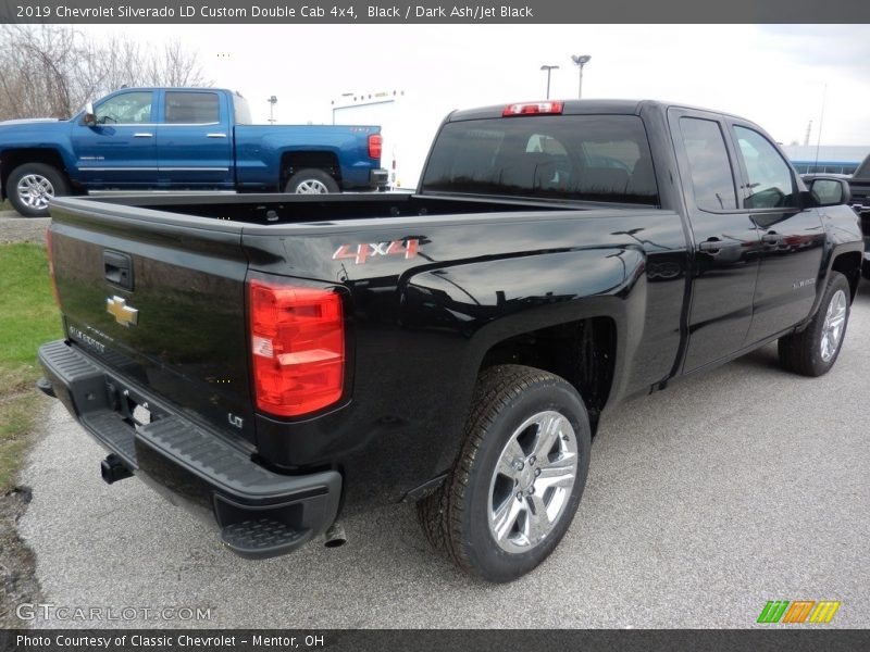 Black / Dark Ash/Jet Black 2019 Chevrolet Silverado LD Custom Double Cab 4x4