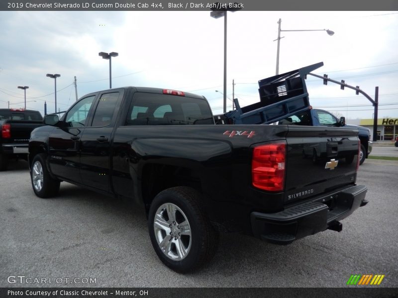 Black / Dark Ash/Jet Black 2019 Chevrolet Silverado LD Custom Double Cab 4x4