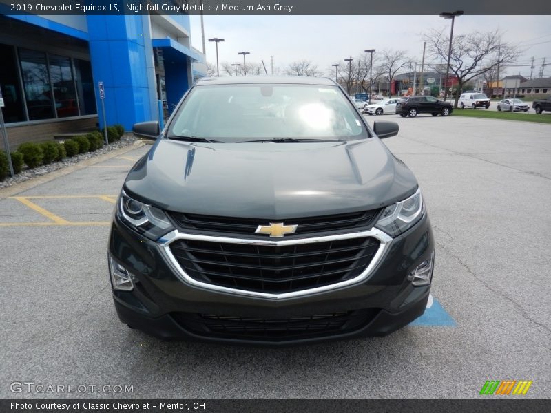 Nightfall Gray Metallic / Medium Ash Gray 2019 Chevrolet Equinox LS