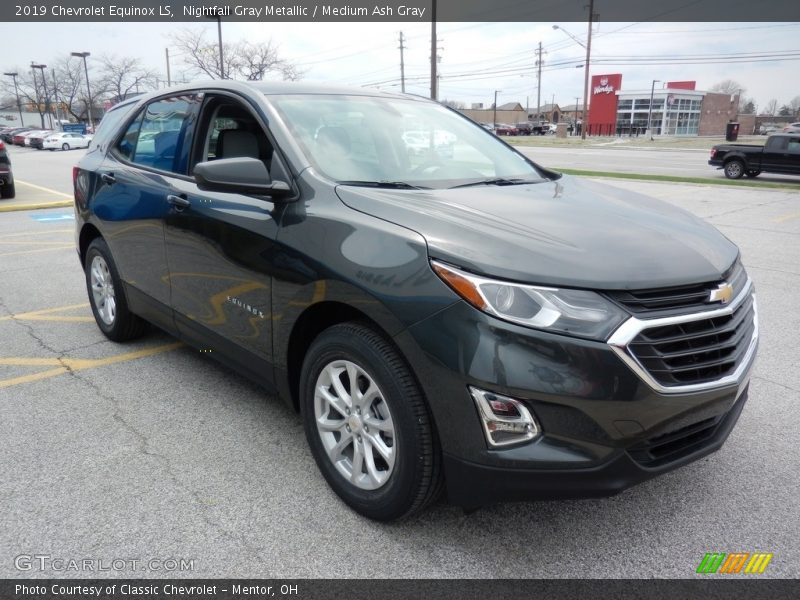 Nightfall Gray Metallic / Medium Ash Gray 2019 Chevrolet Equinox LS