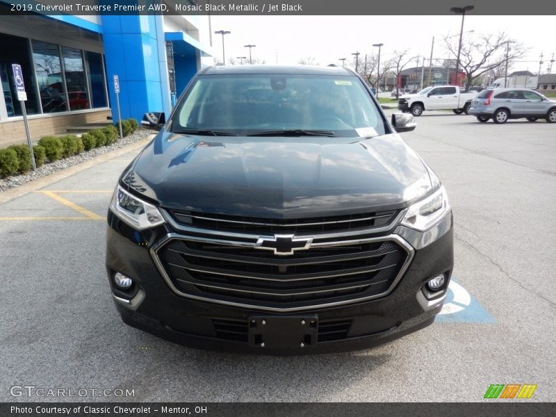 Mosaic Black Metallic / Jet Black 2019 Chevrolet Traverse Premier AWD