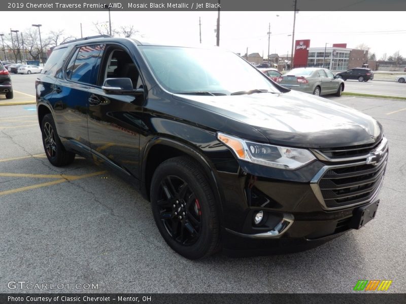 Mosaic Black Metallic / Jet Black 2019 Chevrolet Traverse Premier AWD