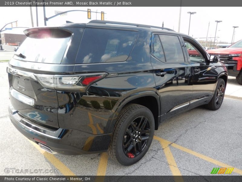 Mosaic Black Metallic / Jet Black 2019 Chevrolet Traverse Premier AWD