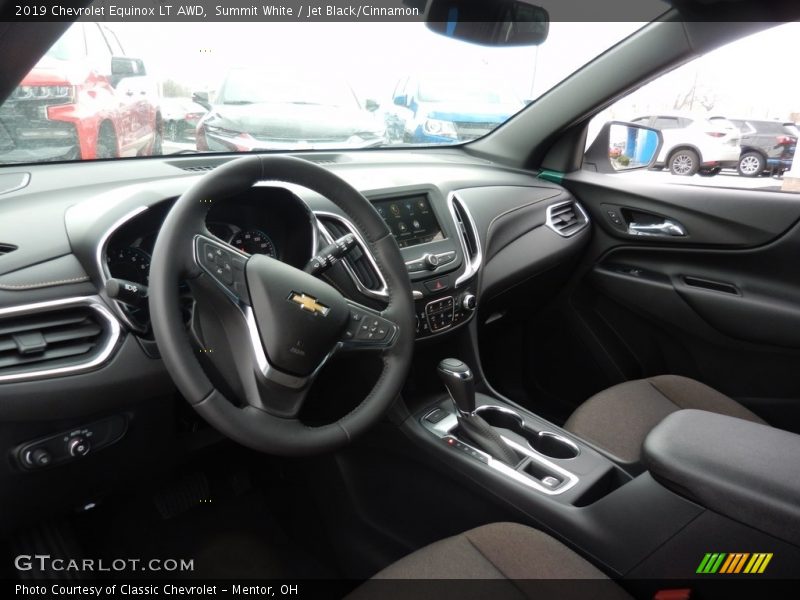 Summit White / Jet Black/Cinnamon 2019 Chevrolet Equinox LT AWD
