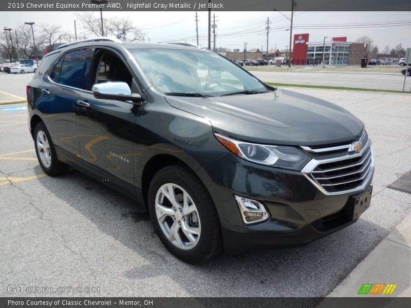 Nightfall Gray Metallic / Jet Black 2019 Chevrolet Equinox Premier AWD