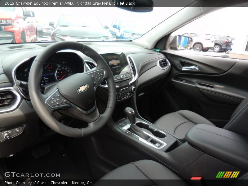 Nightfall Gray Metallic / Jet Black 2019 Chevrolet Equinox Premier AWD