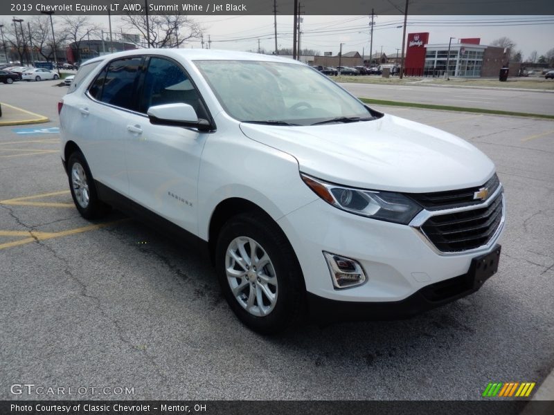 Summit White / Jet Black 2019 Chevrolet Equinox LT AWD