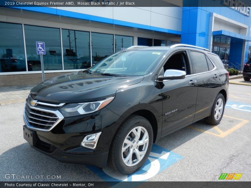 Mosaic Black Metallic / Jet Black 2019 Chevrolet Equinox Premier AWD