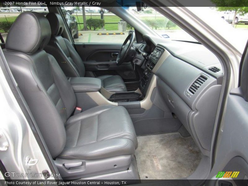 Nimbus Gray Metallic / Gray 2007 Honda Pilot EX-L