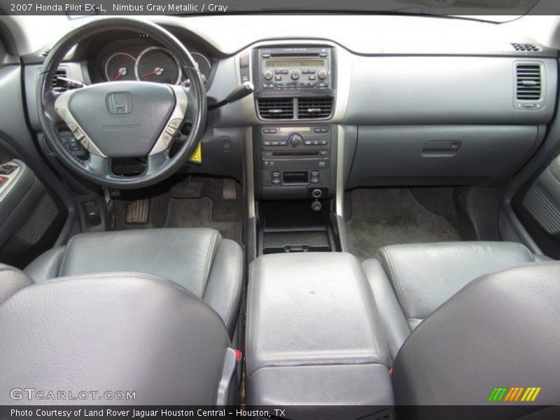 Nimbus Gray Metallic / Gray 2007 Honda Pilot EX-L