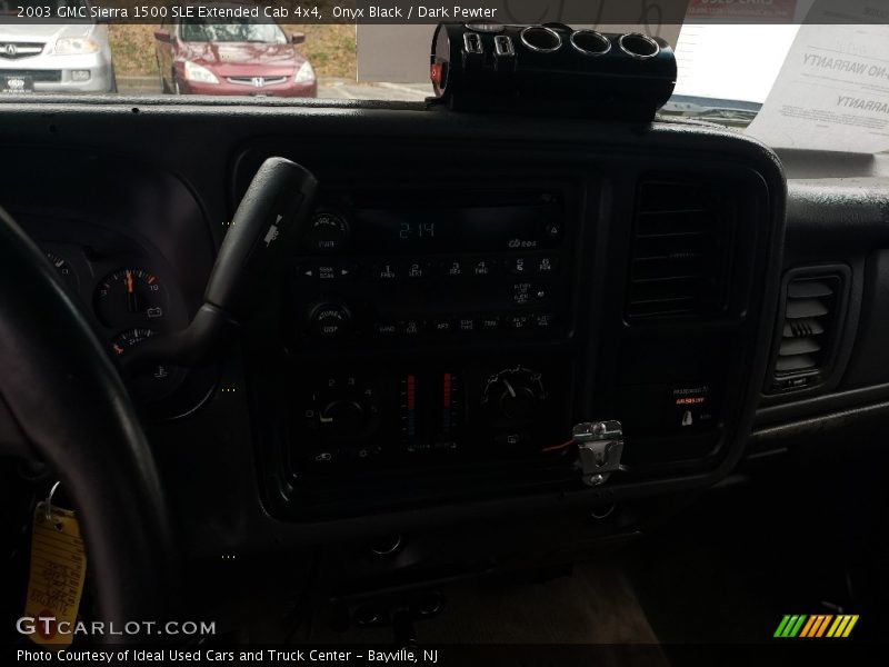 Onyx Black / Dark Pewter 2003 GMC Sierra 1500 SLE Extended Cab 4x4