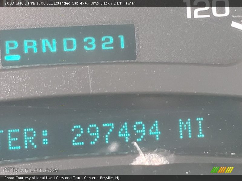 Onyx Black / Dark Pewter 2003 GMC Sierra 1500 SLE Extended Cab 4x4