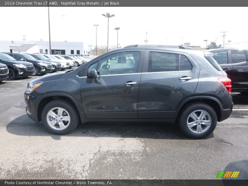 Nightfall Gray Metallic / Jet Black 2019 Chevrolet Trax LT AWD
