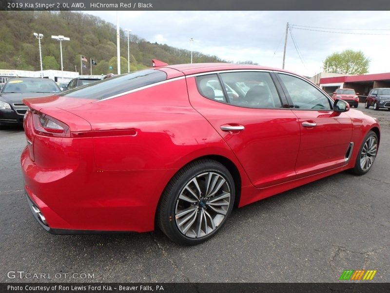 HiChroma Red / Black 2019 Kia Stinger 2.0L AWD